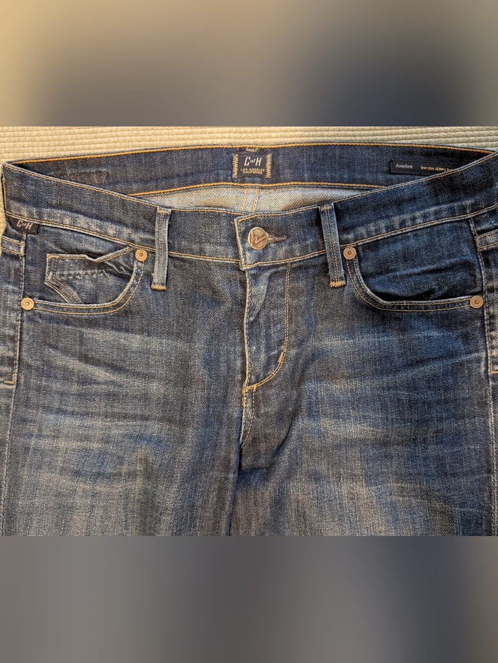 Citizens of Humanity LA women's Low Rise Avedon denim skinny jeans Size 27